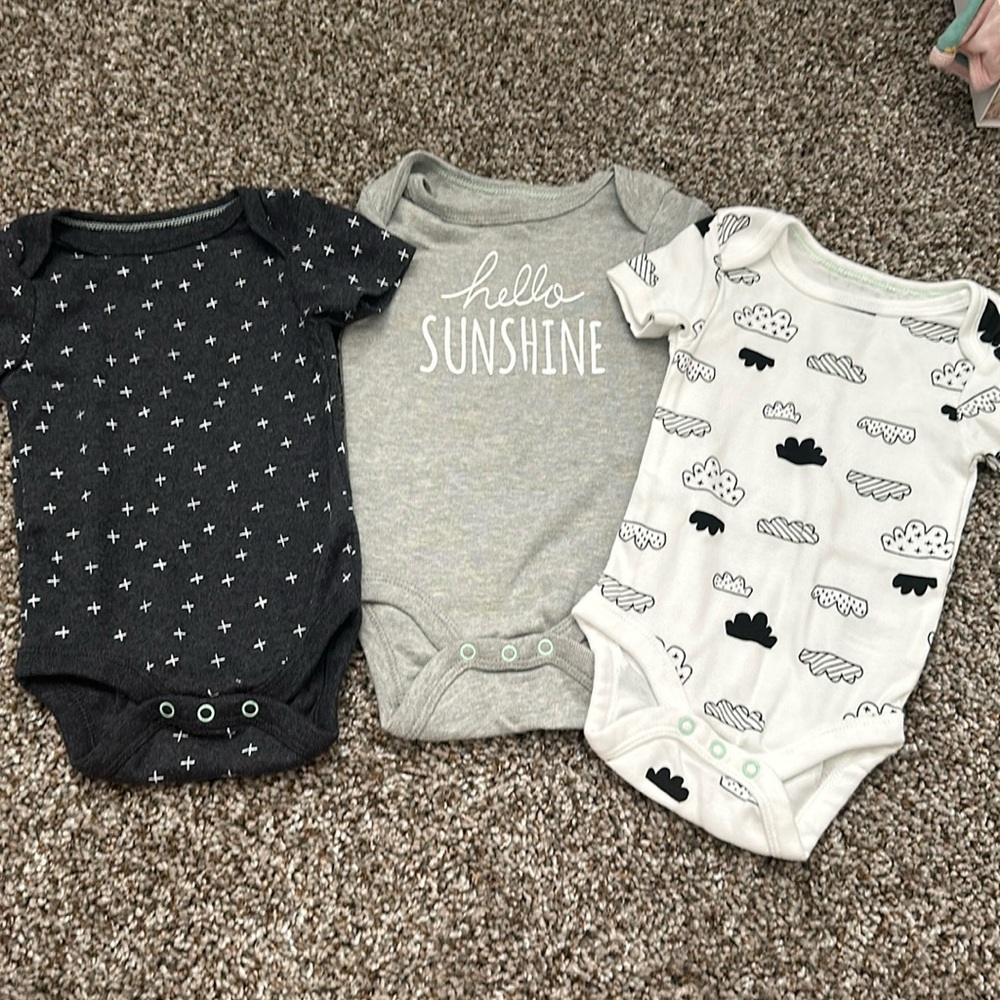 3 pack onesie unisex
